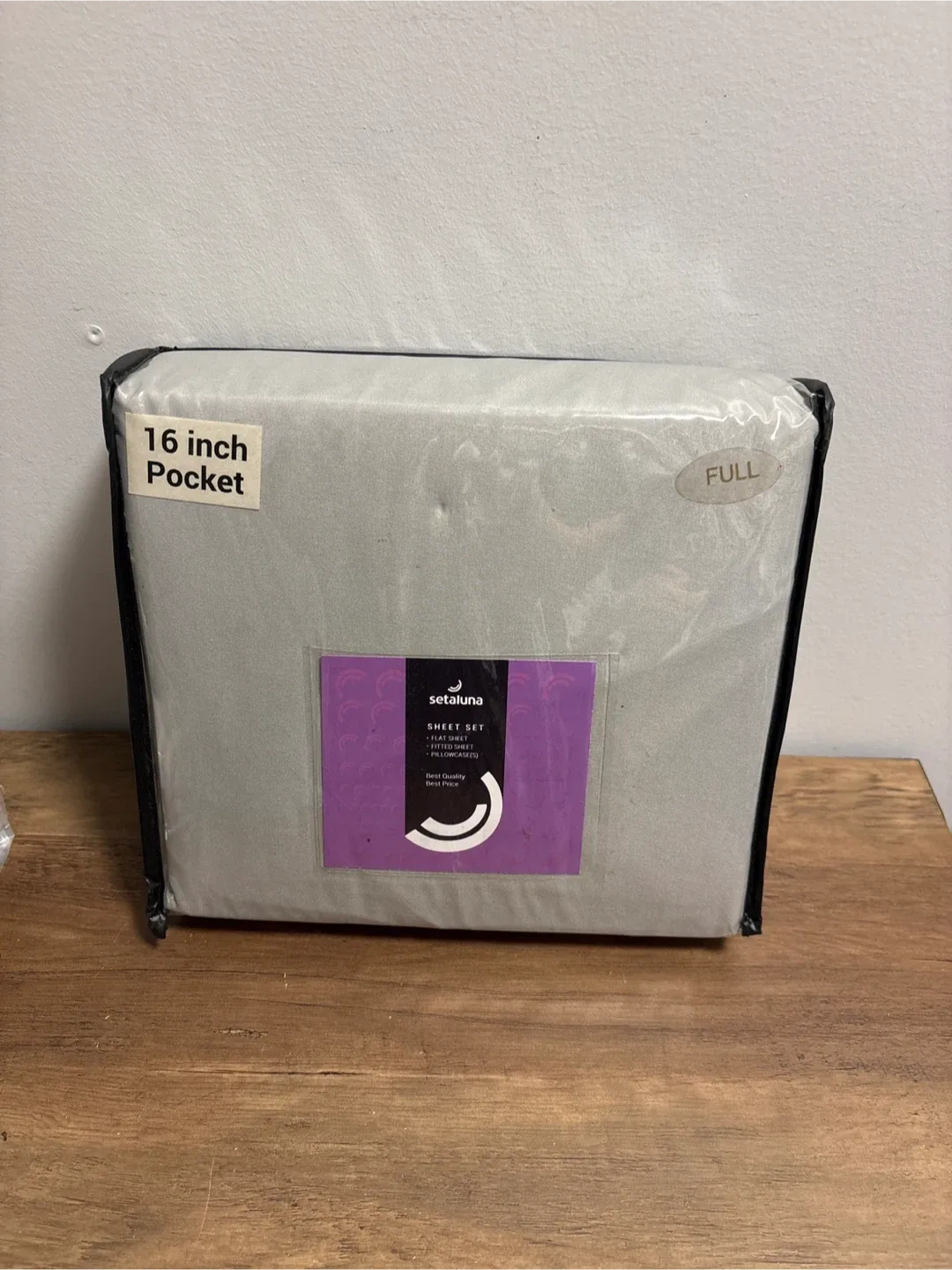 New Setaluna Full Bed Sheet and pillow Cases