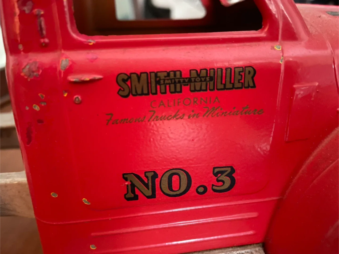 Vintage Smith-Miller Toy Firetruck