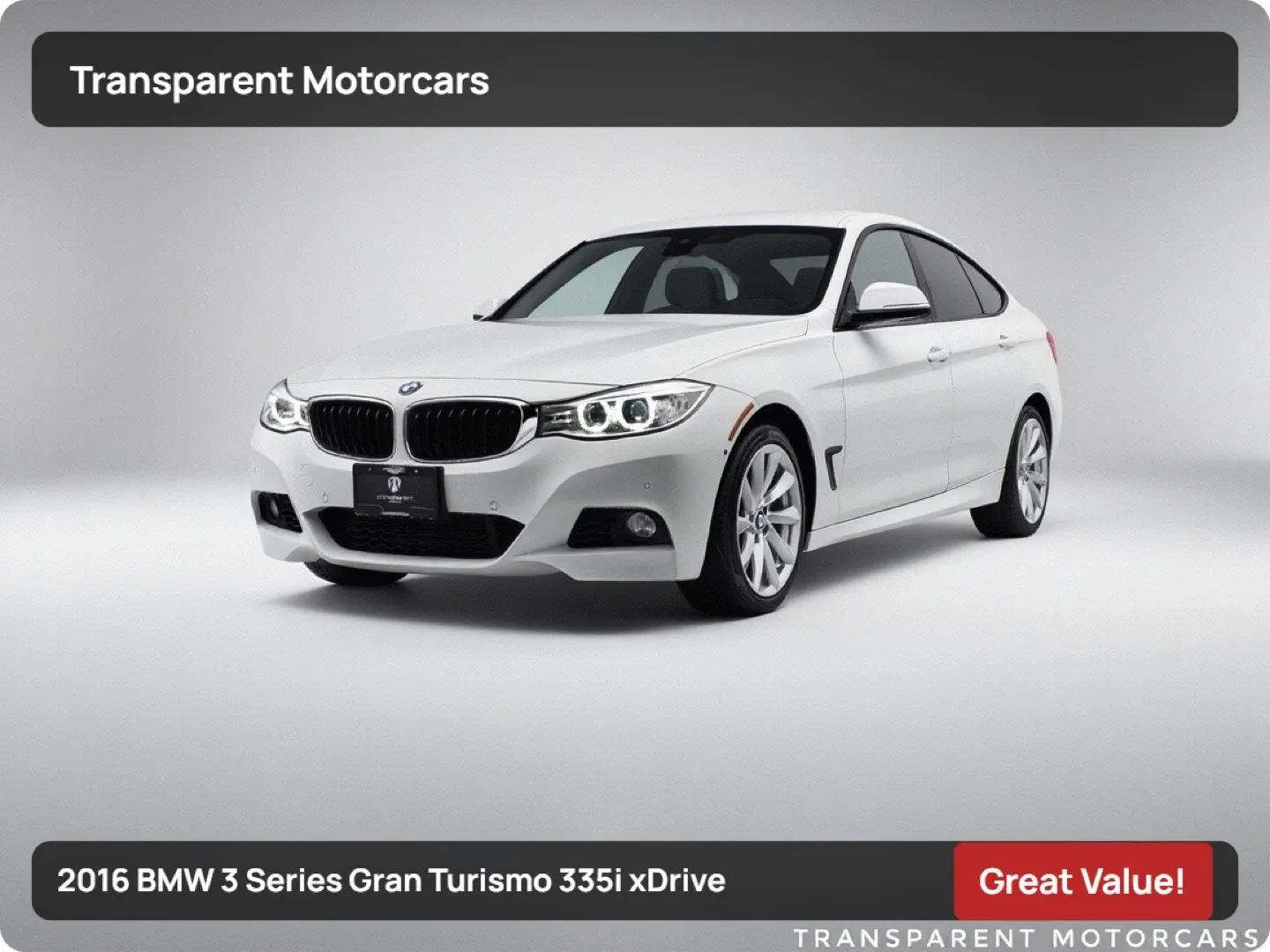 2016 BMW 3 Series Gran Turismo 335i xDrive Hatchback