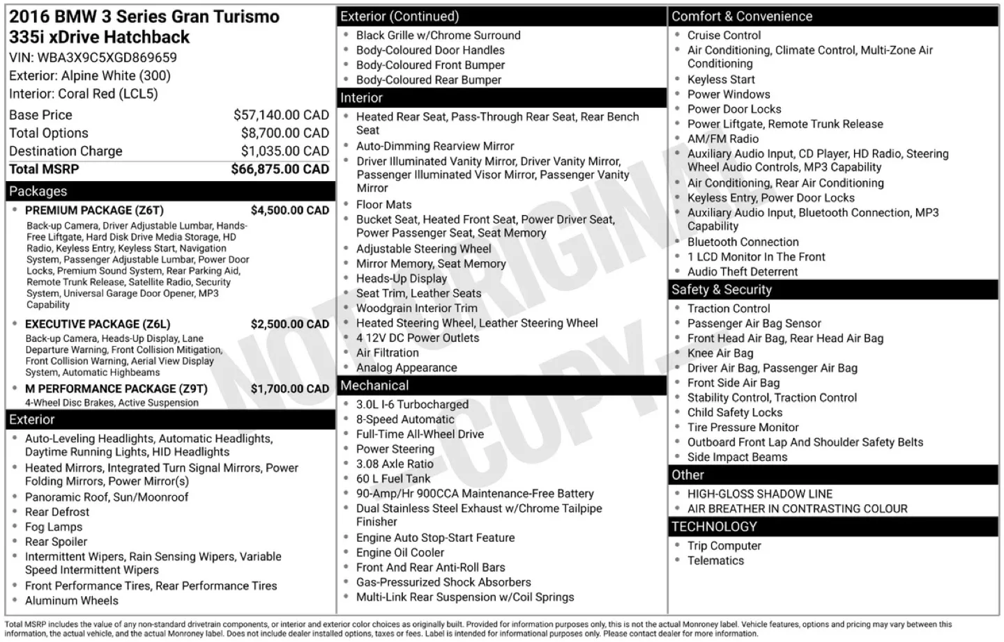 2016 BMW 3 Series Gran Turismo 335i xDrive Hatchback image indicator(2)