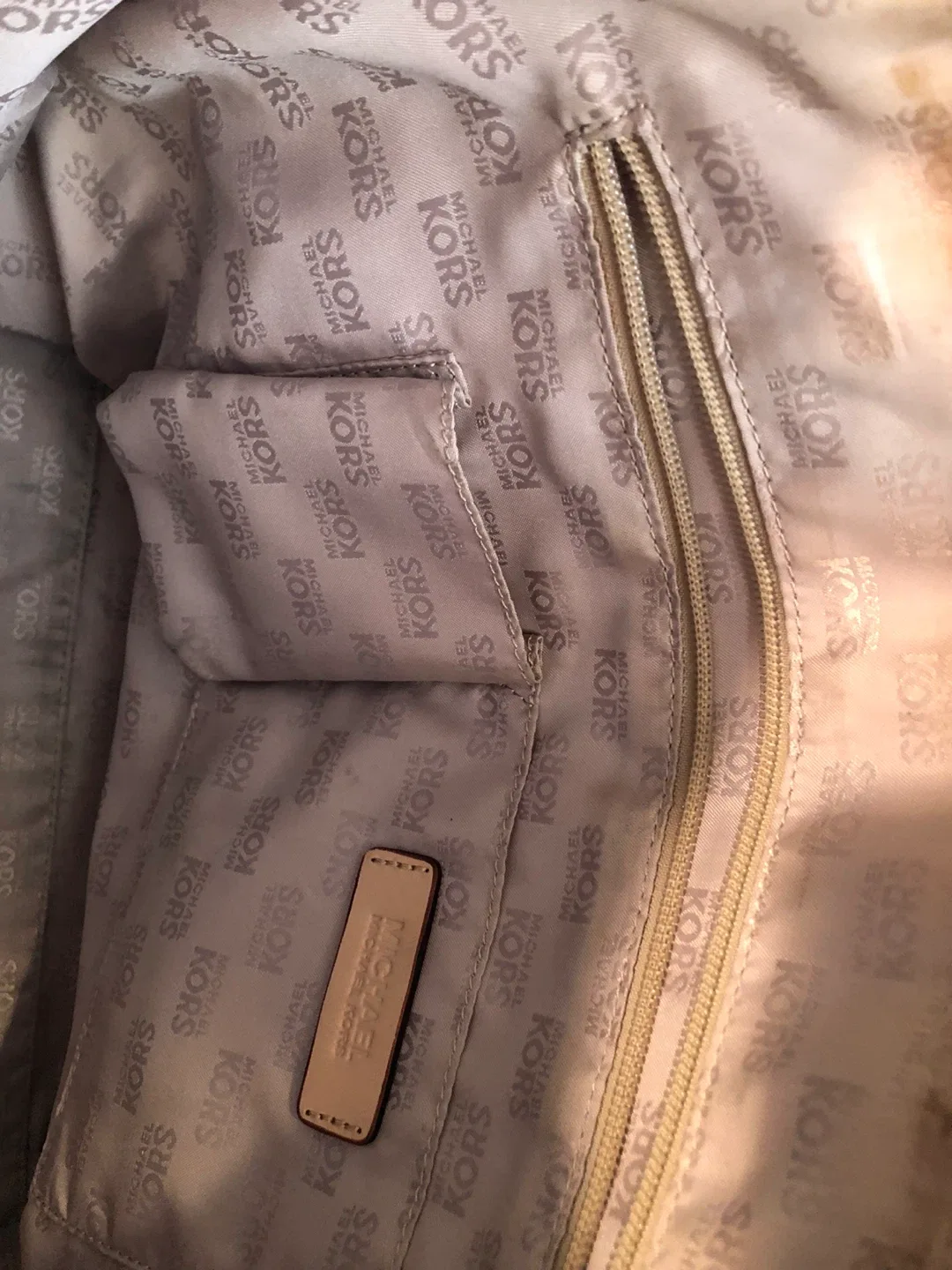 Michael Kors Tote Bag - Cream/Beige image indicator(5)