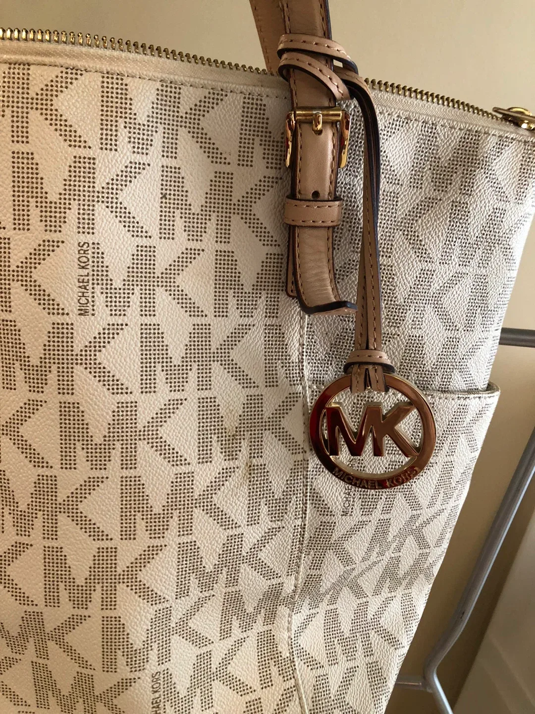 Michael Kors Tote Bag - Cream/Beige image indicator(3)