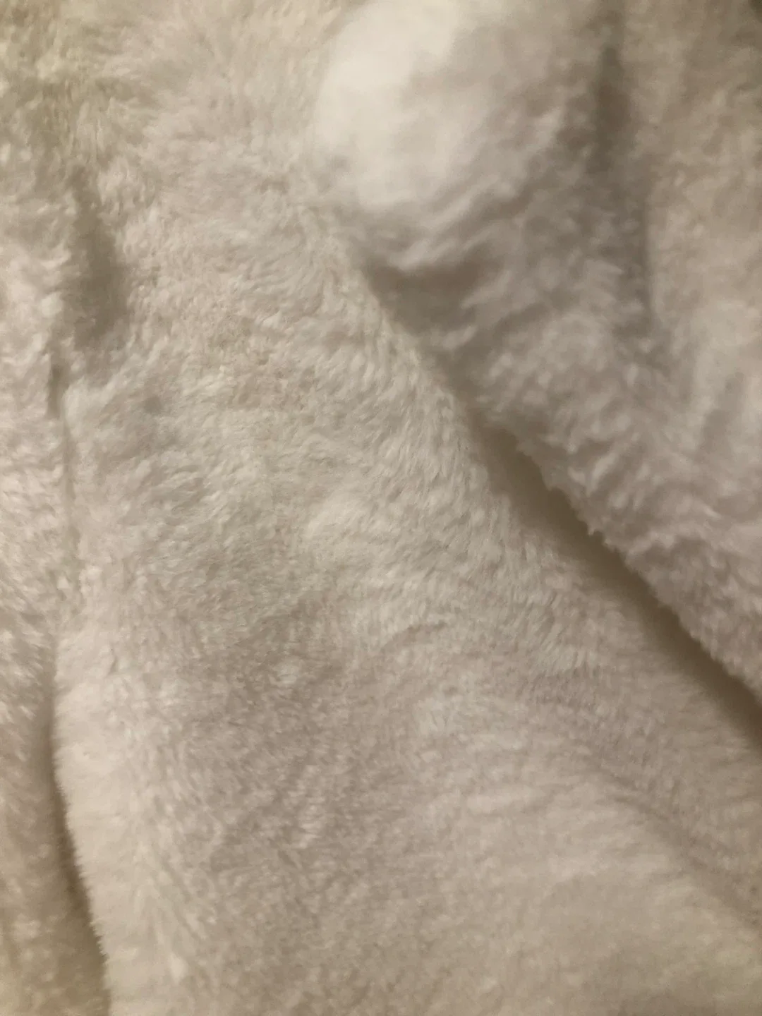 Ambiance Outerwear White Faux Fur Jacket - Size L image indicator(5)