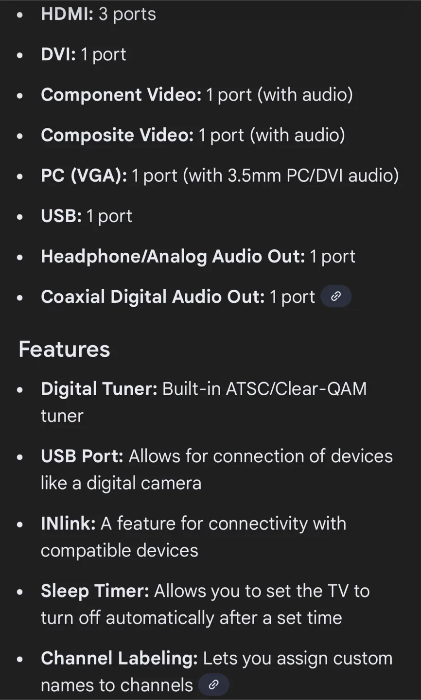 39 inch Insignia TV with remote control image indicator(4)