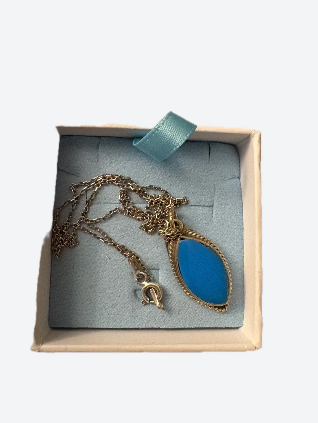 Silver Turquoise Pendant Necklace image indicator(2)