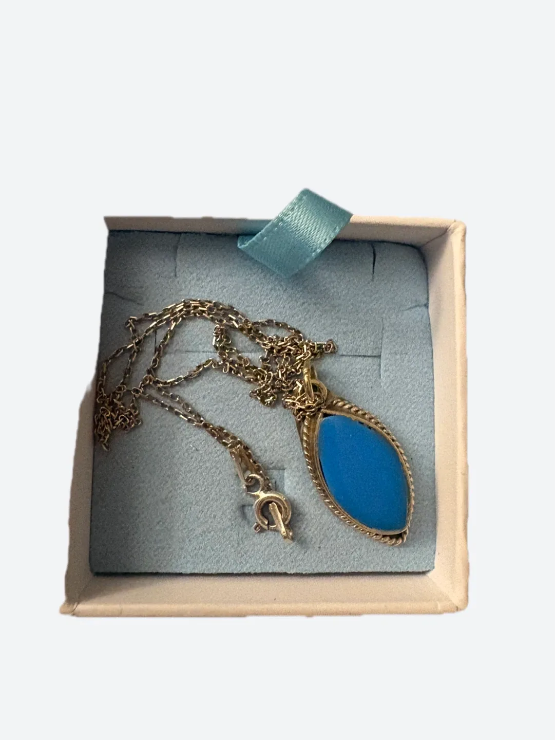 Silver Turquoise Pendant Necklace image indicator(4)