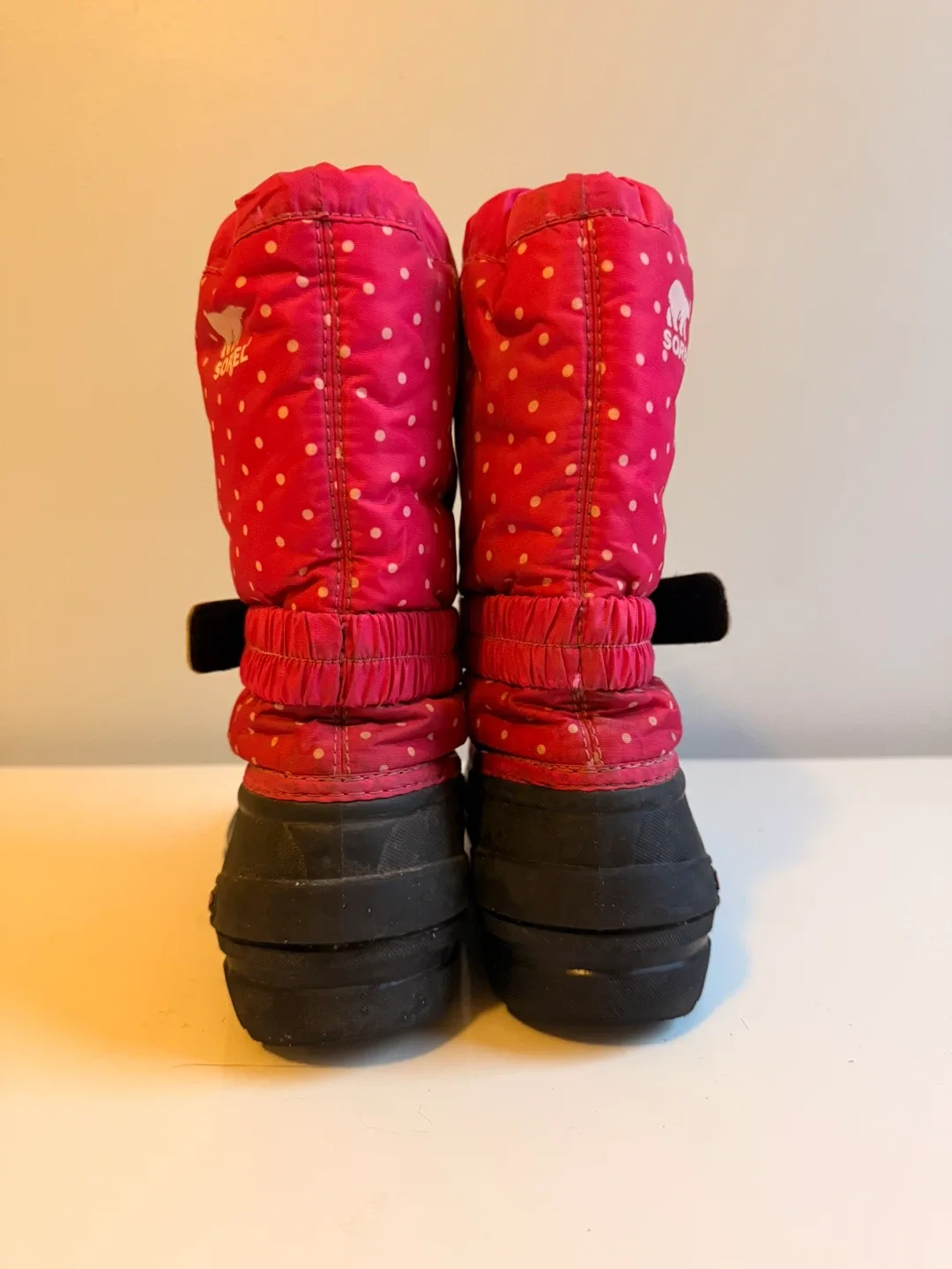 Sorel Pink Polka Dot Snow Boots image indicator(4)