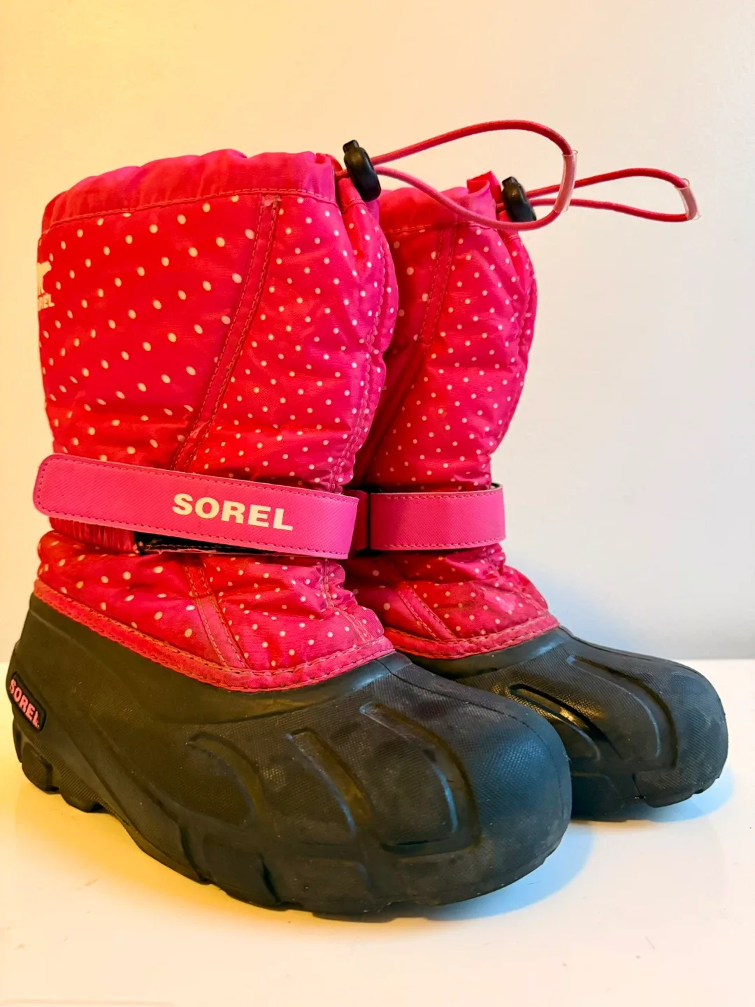 Sorel Pink Polka Dot Snow Boots image indicator(2)