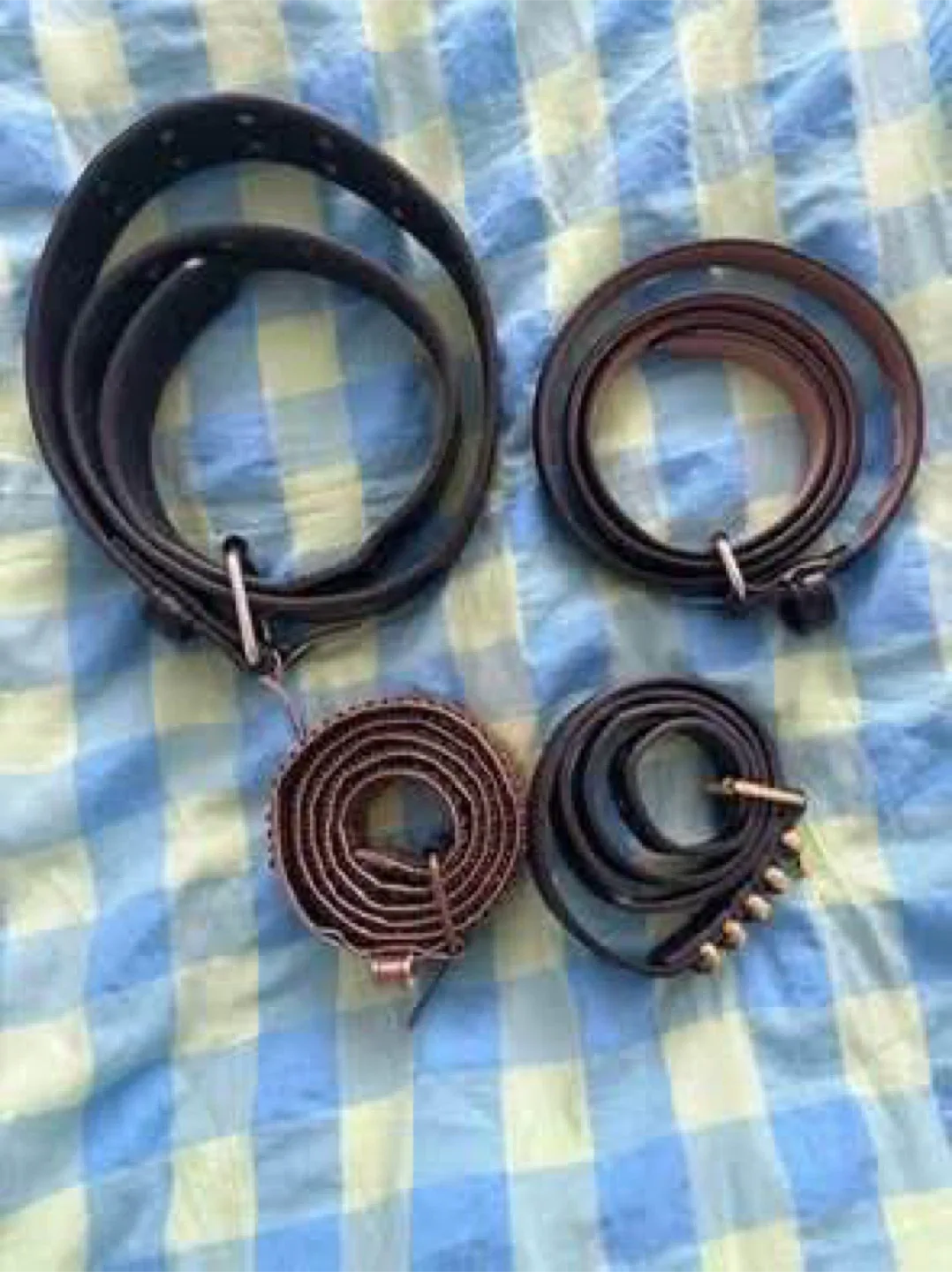 4 belts (All never used) (FREE)