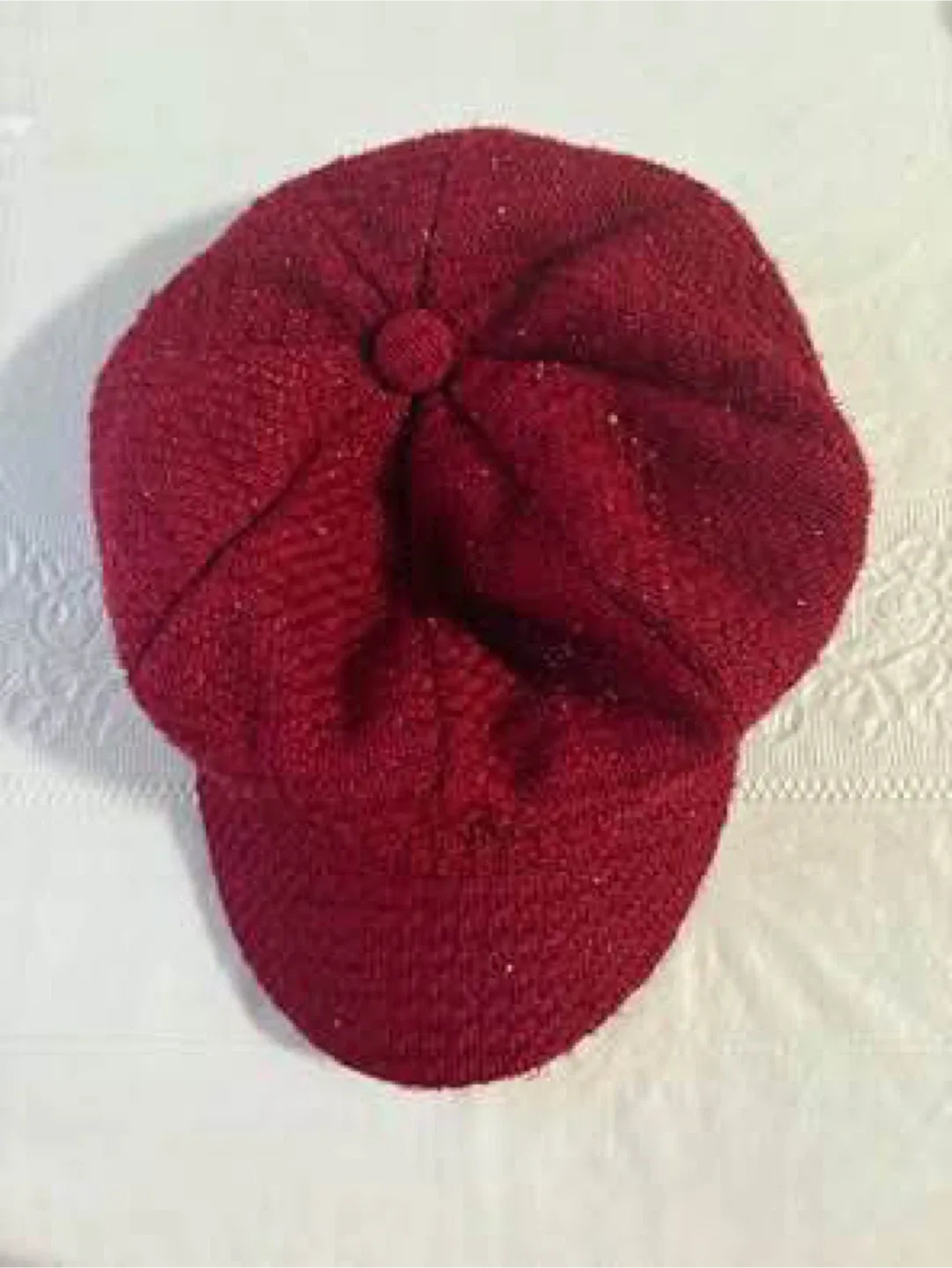 Red newsboy cap (Never worn) (FREE)