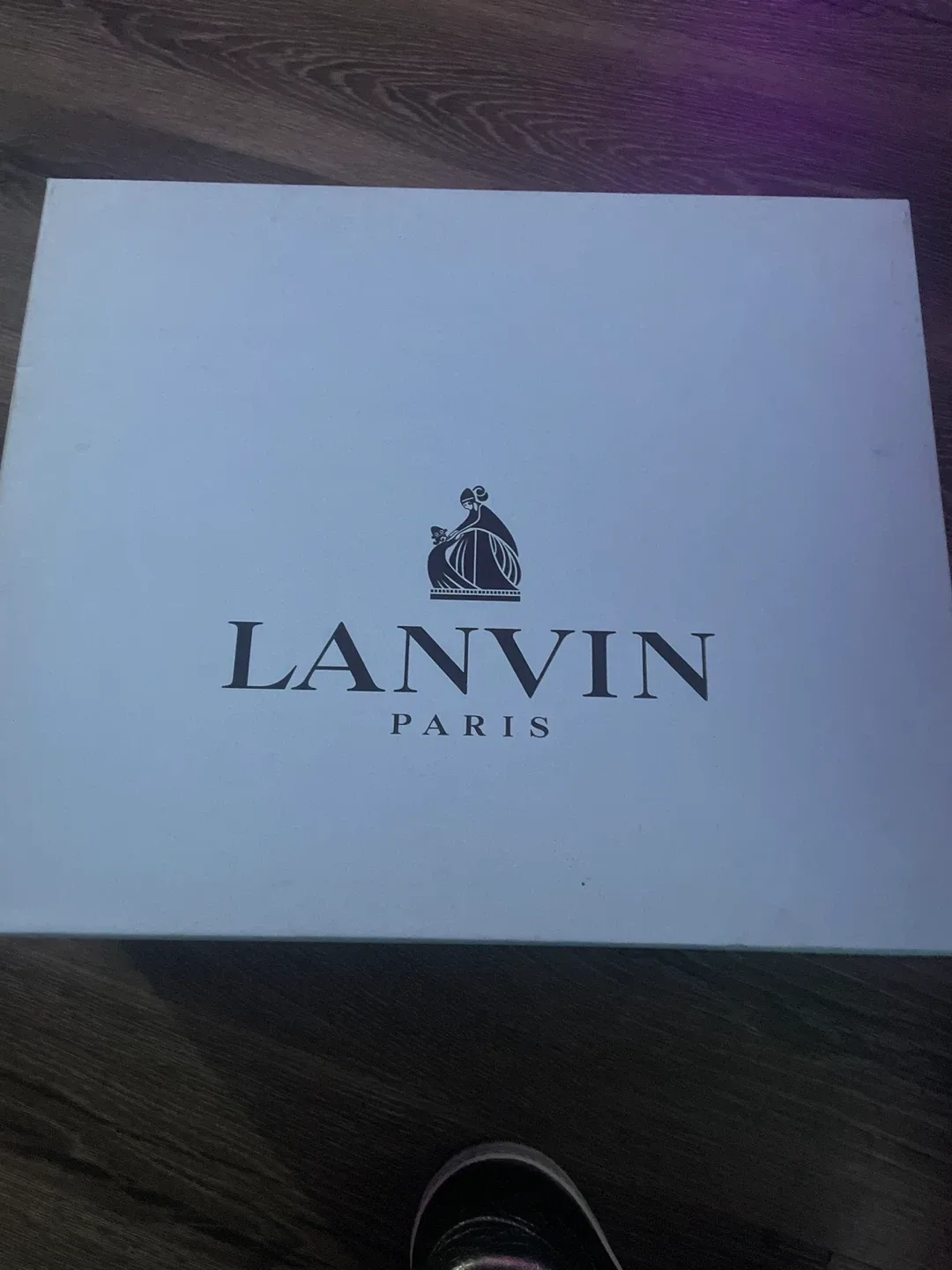 Lanvin High-Top Leather Sneakers