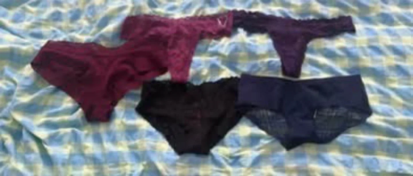 5 Victoria secret panties (New) (Small)($2 each)