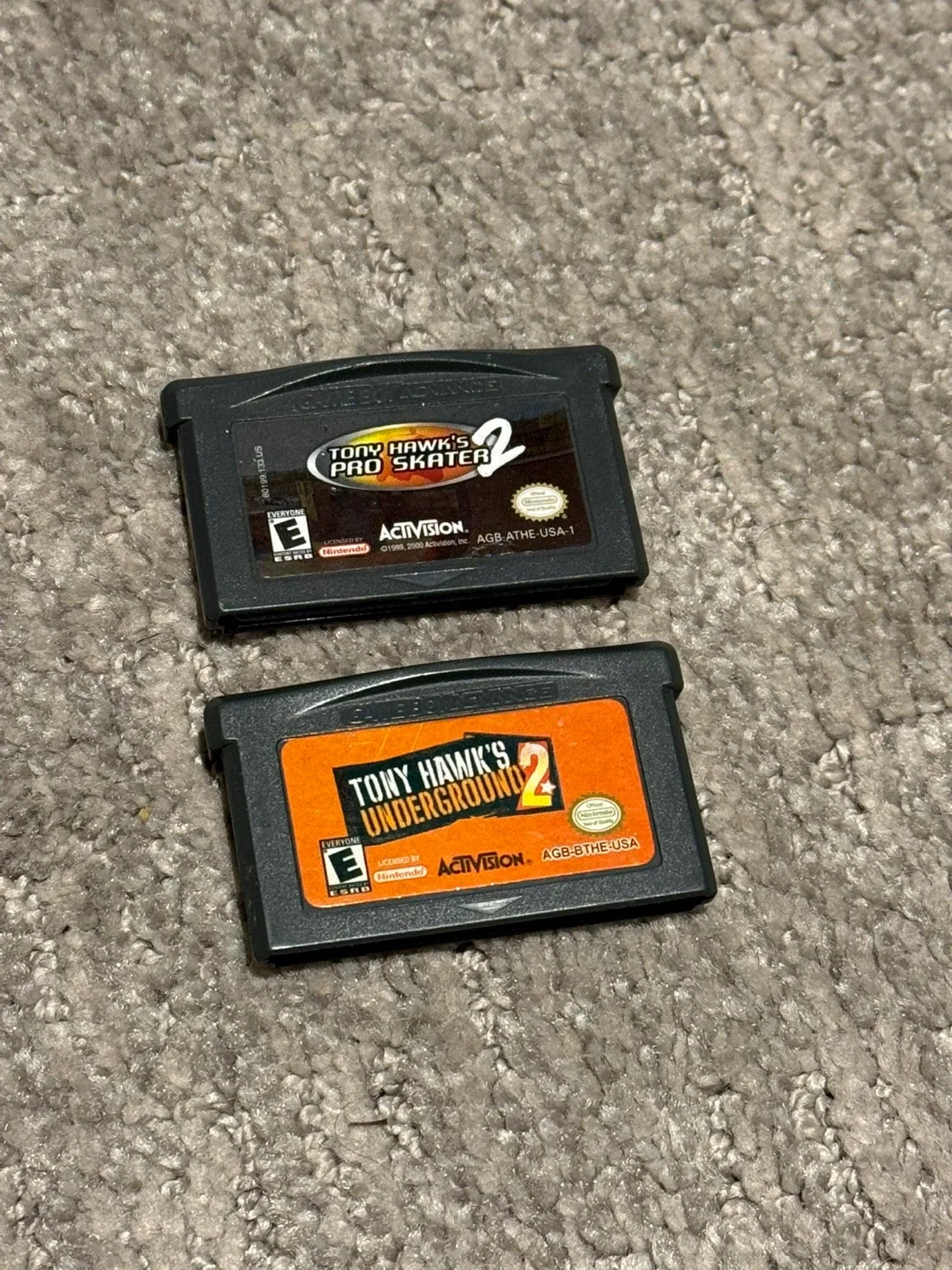 Tony Hawk's Pro Skater 2 & Underground 2 GBA Games