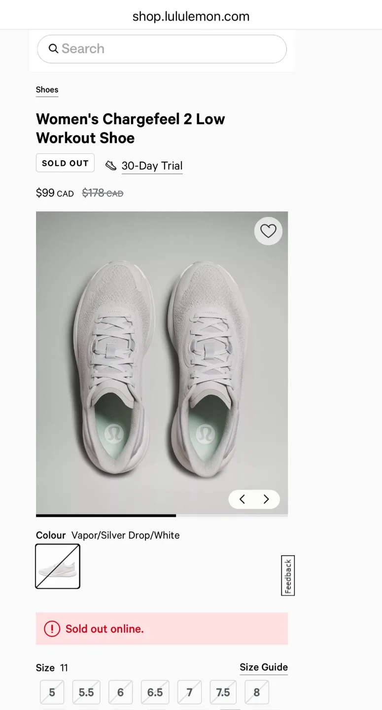 Lululemon women’s shoes size 11 New!! image indicator(7)