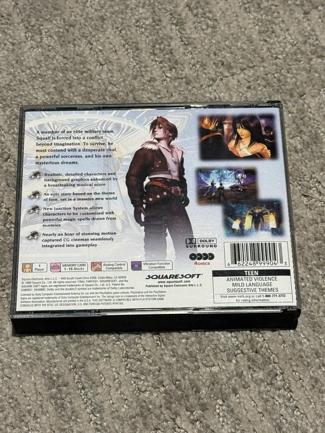 Final Fantasy VIII for Playstation image indicator(2)