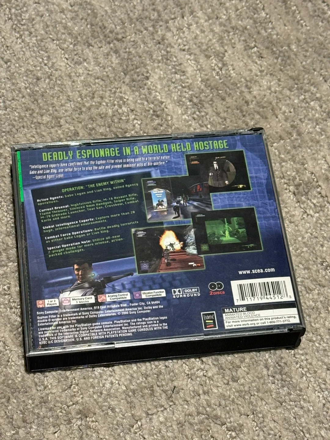 Syphon Filter 2 - Playstation 1 Game image indicator(2)