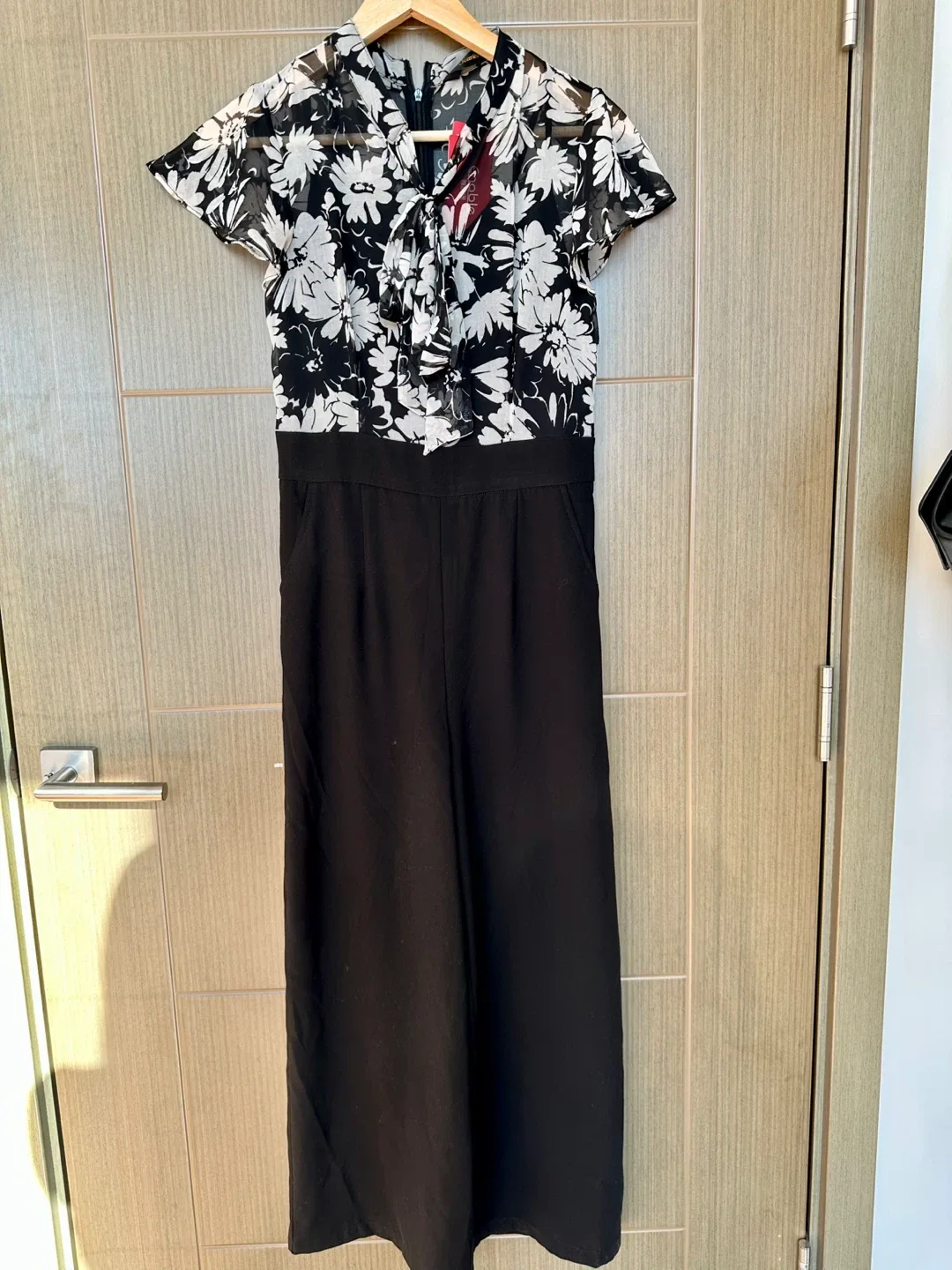 NWT Floral & Black Jumpsuit