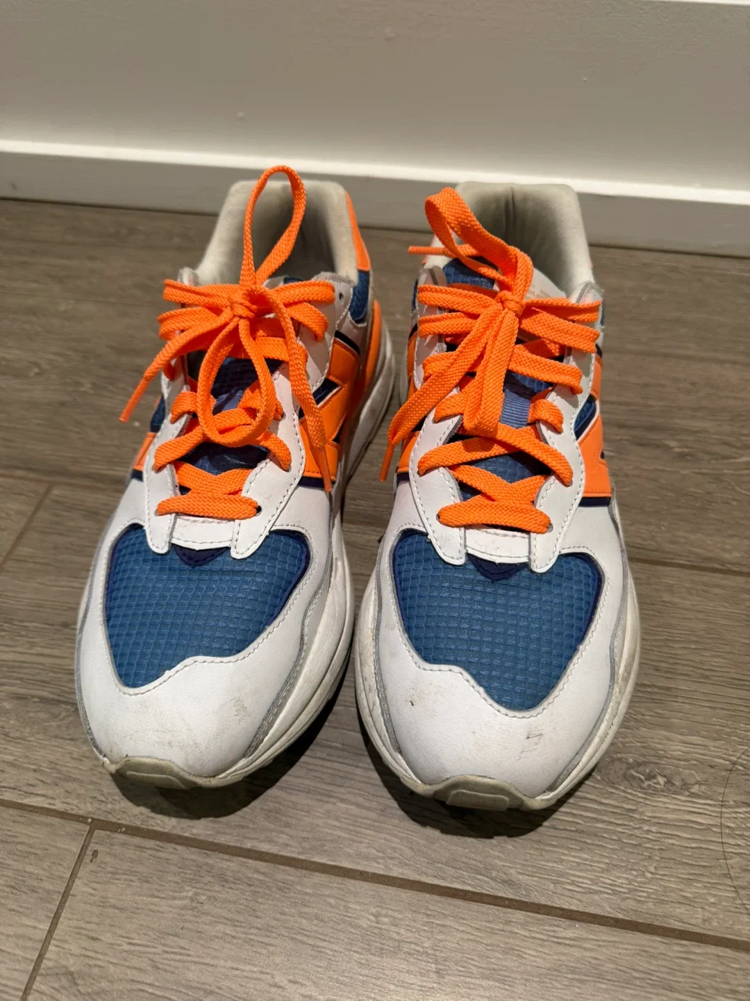 New Balance 57/40 Orange and Blue Sneakers Size 9
