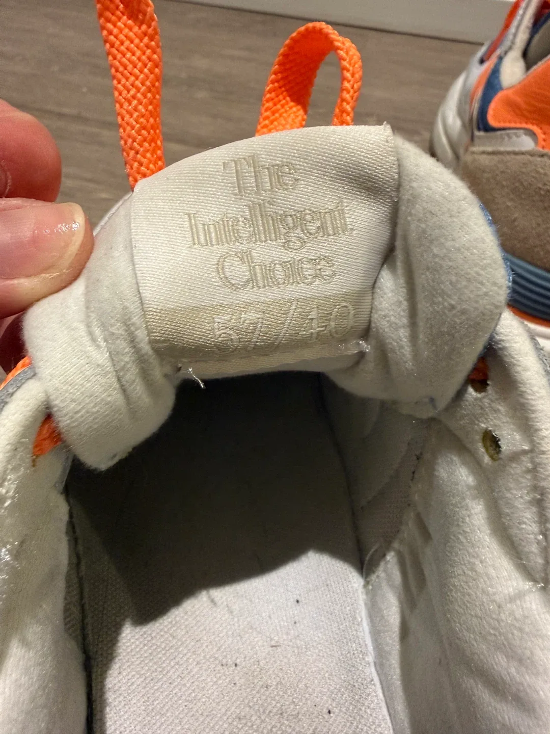 New Balance 57/40 Orange and Blue Sneakers Size 9 image indicator(4)