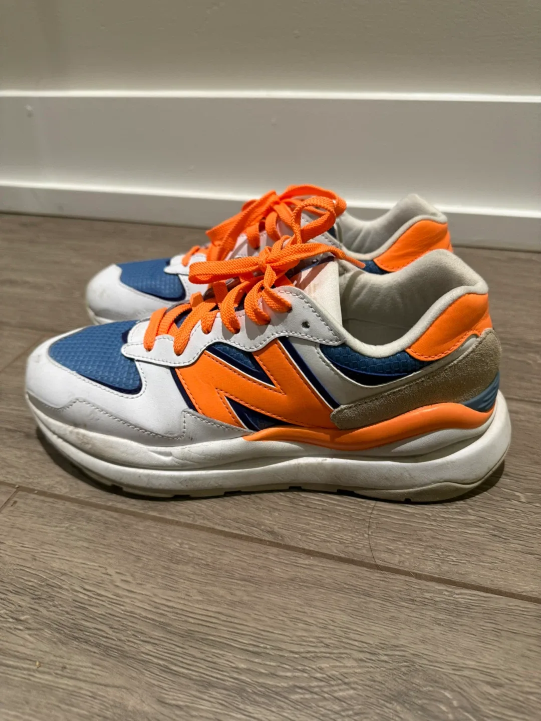 New Balance 57/40 Orange and Blue Sneakers Size 9 image indicator(2)