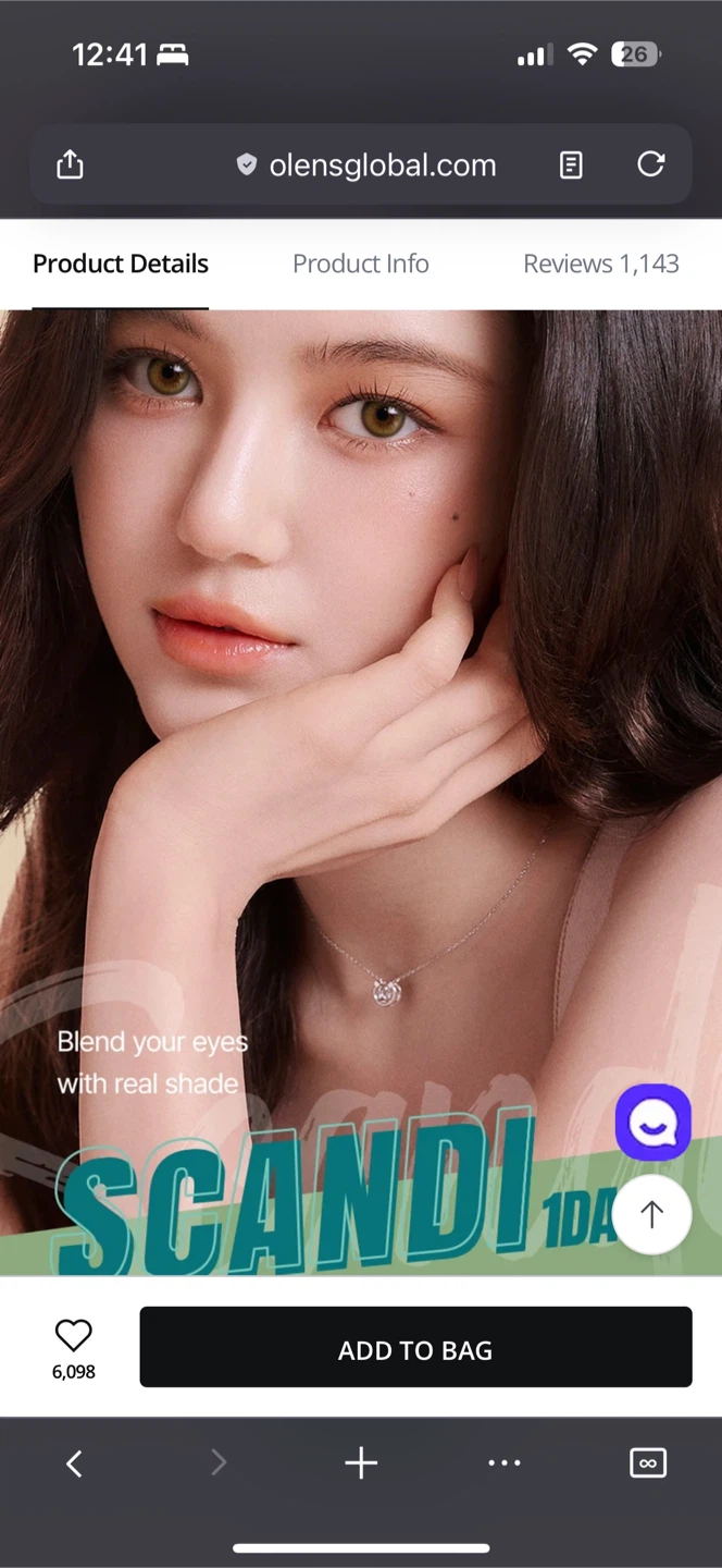 Olens Scandi 1Day Olive (10p) Contact Lenses - photo 3