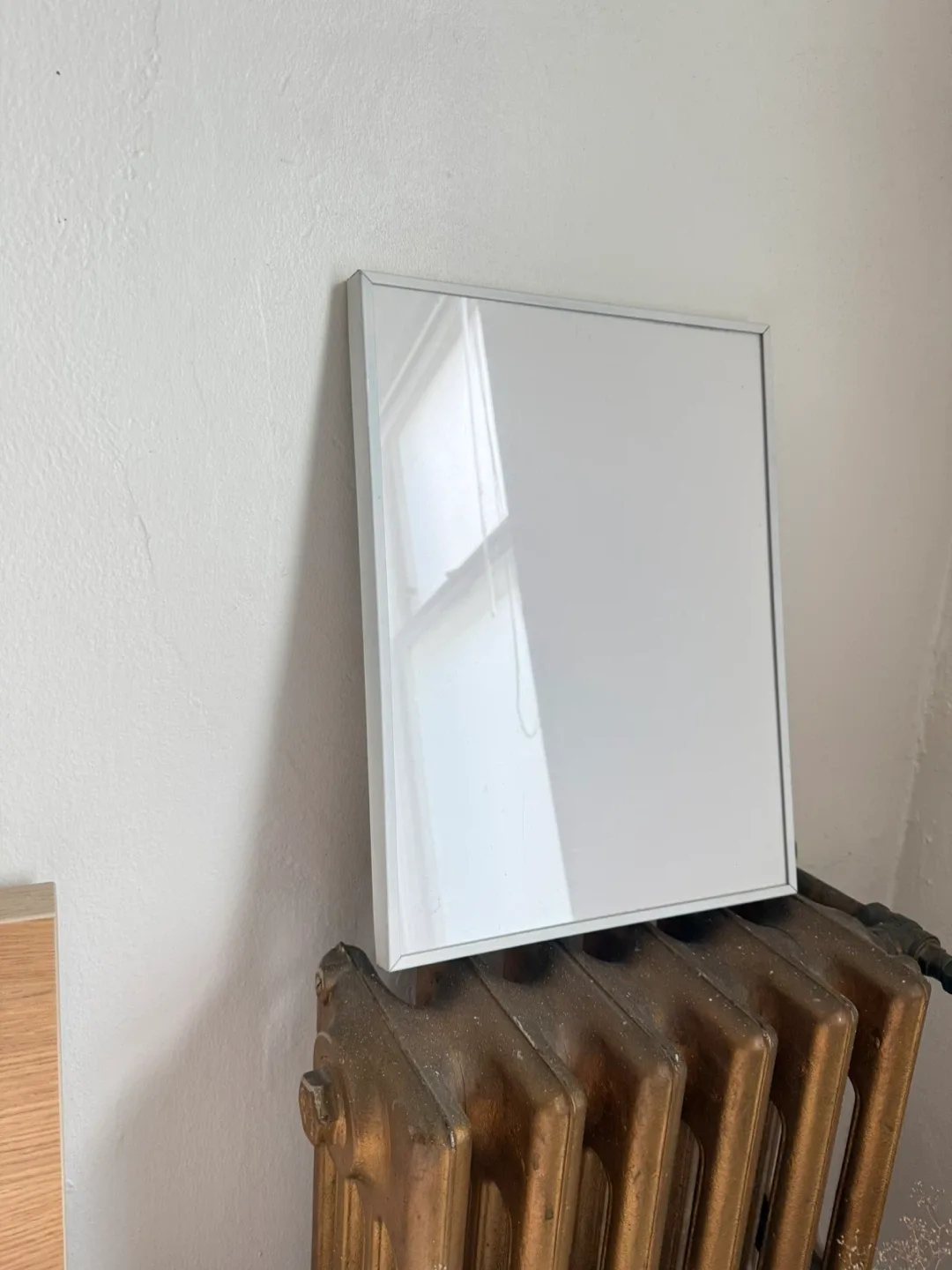 White Metal IKEA Frame