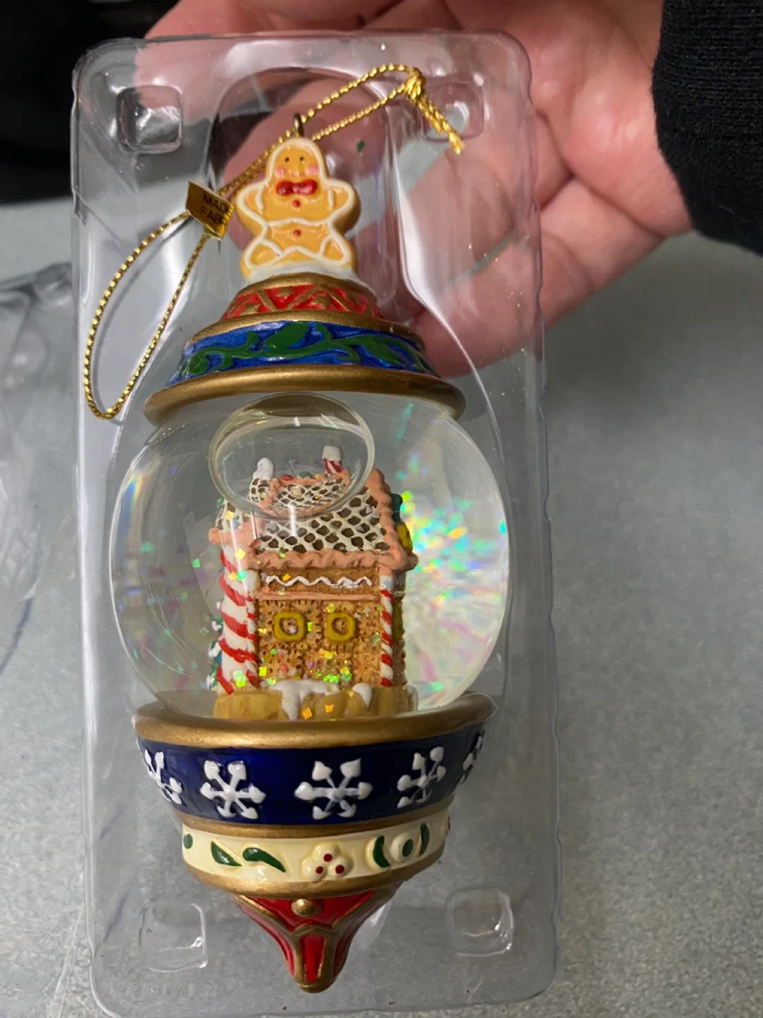 Kirkland Signature Gingerbread House Waterglobe Ornament