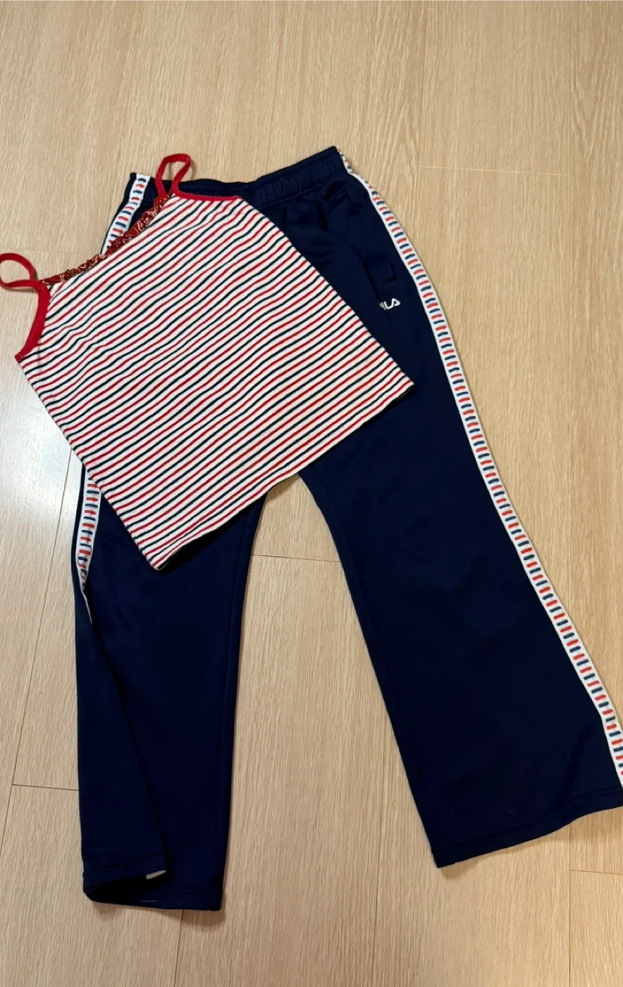 Union Kid's Tank Top & Fila Pants Set - Size 140