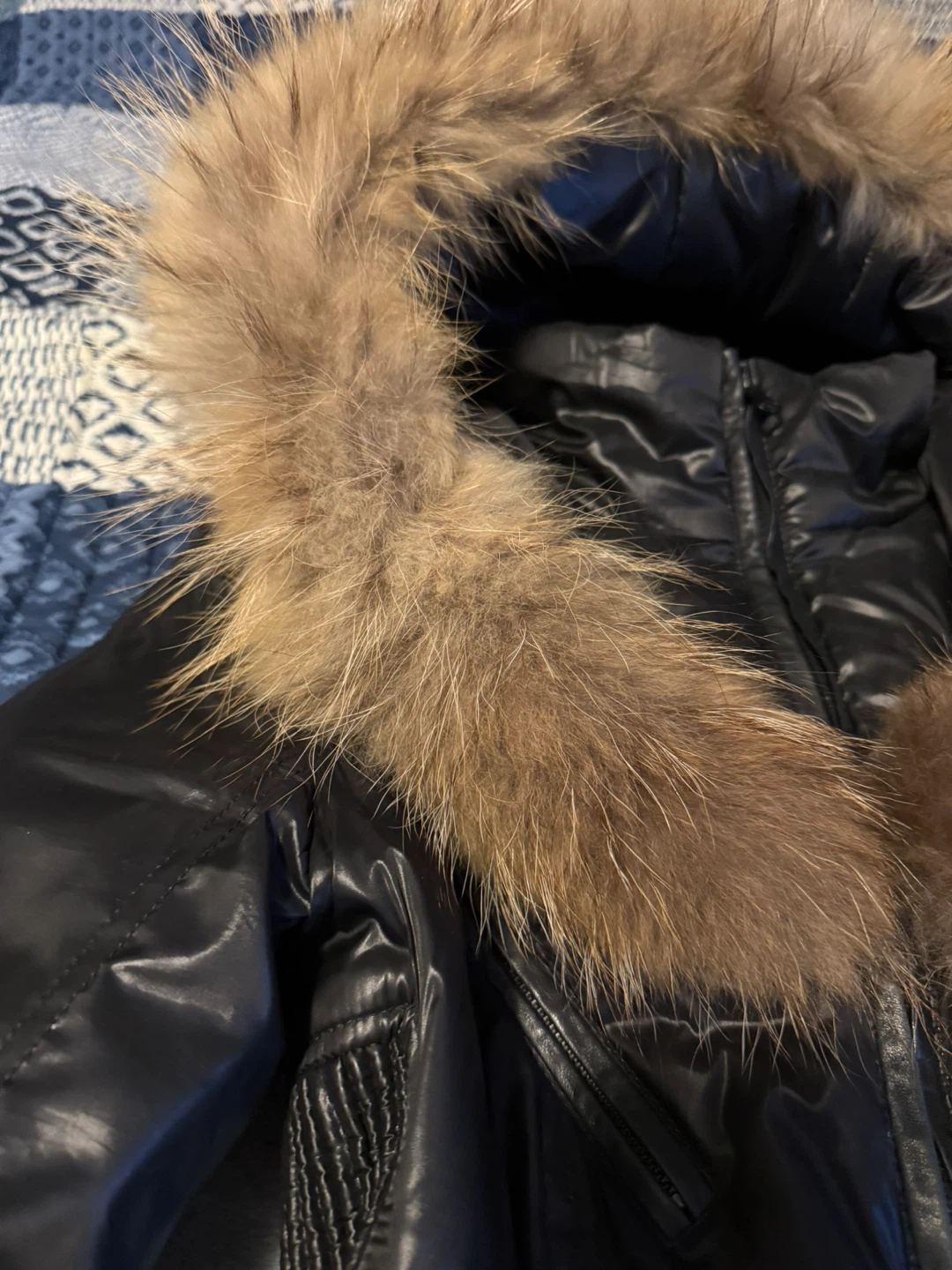 LMC Black Down Winter Coat with Fur Hood - photo 5