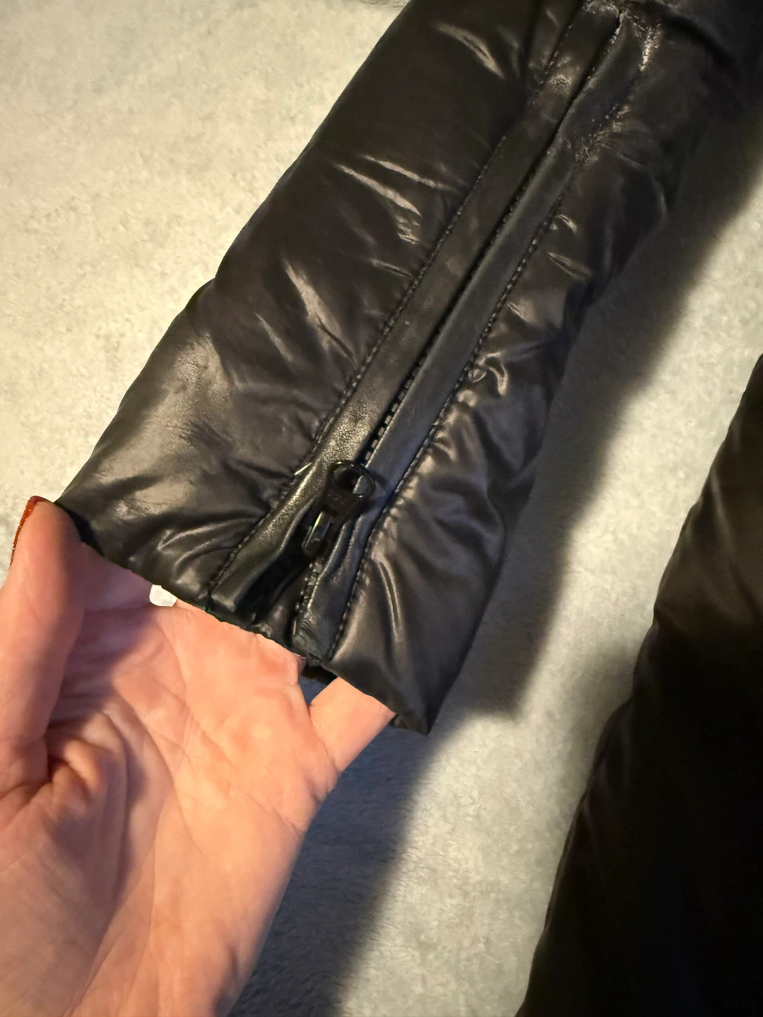 LMC Black Down Winter Coat with Fur Hood - photo 2
