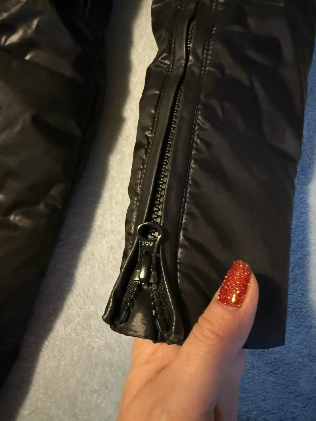 LMC Black Down Winter Coat with Fur Hood - photo 3