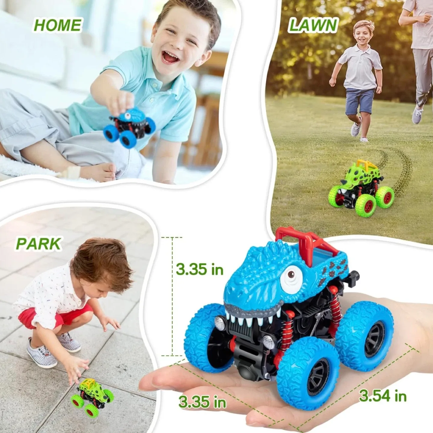 Dinosaur Toys - Monster Truck Toy for Boys Aged 2-5 image indicator(6)