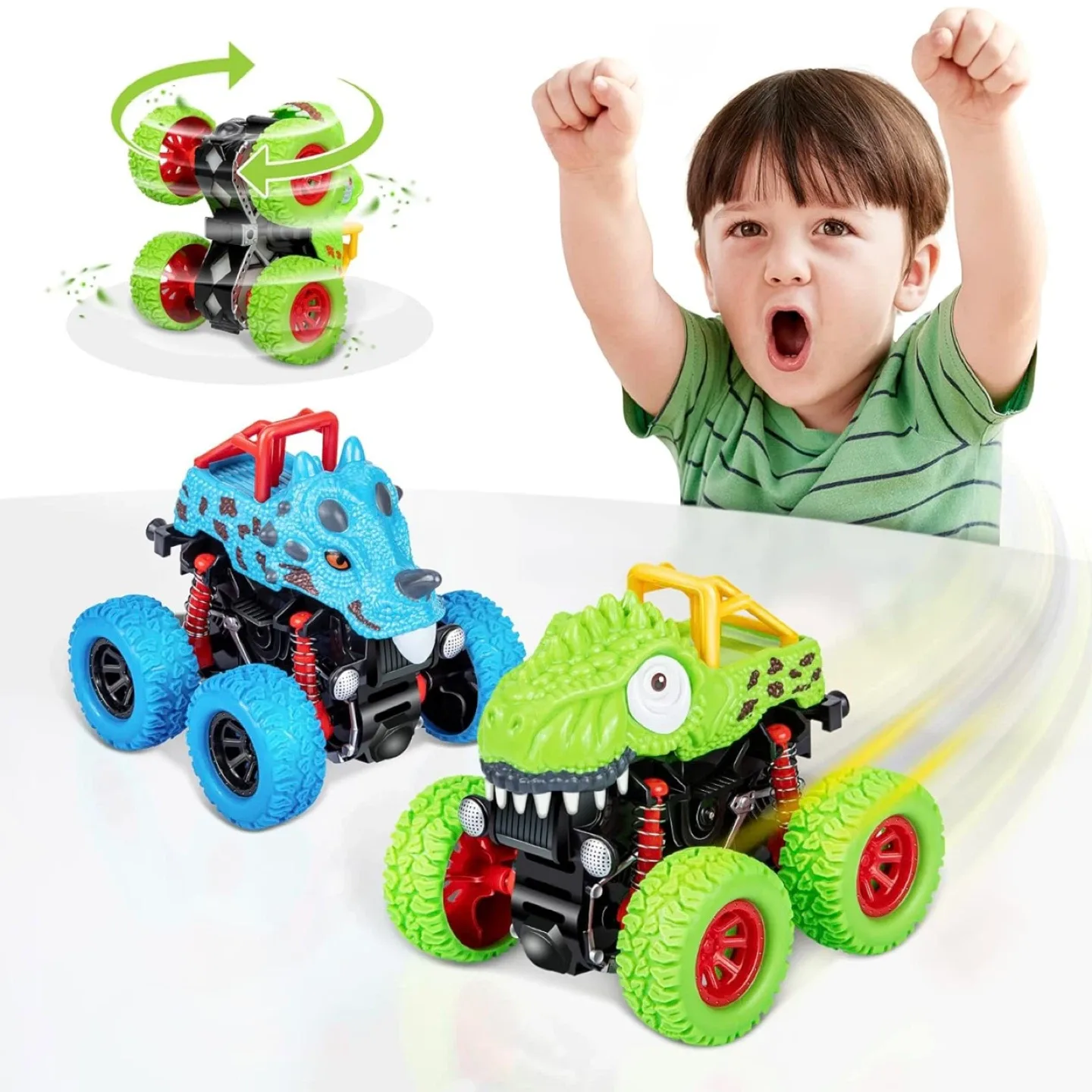 Dinosaur Toys - Monster Truck Toy for Boys Aged 2-5