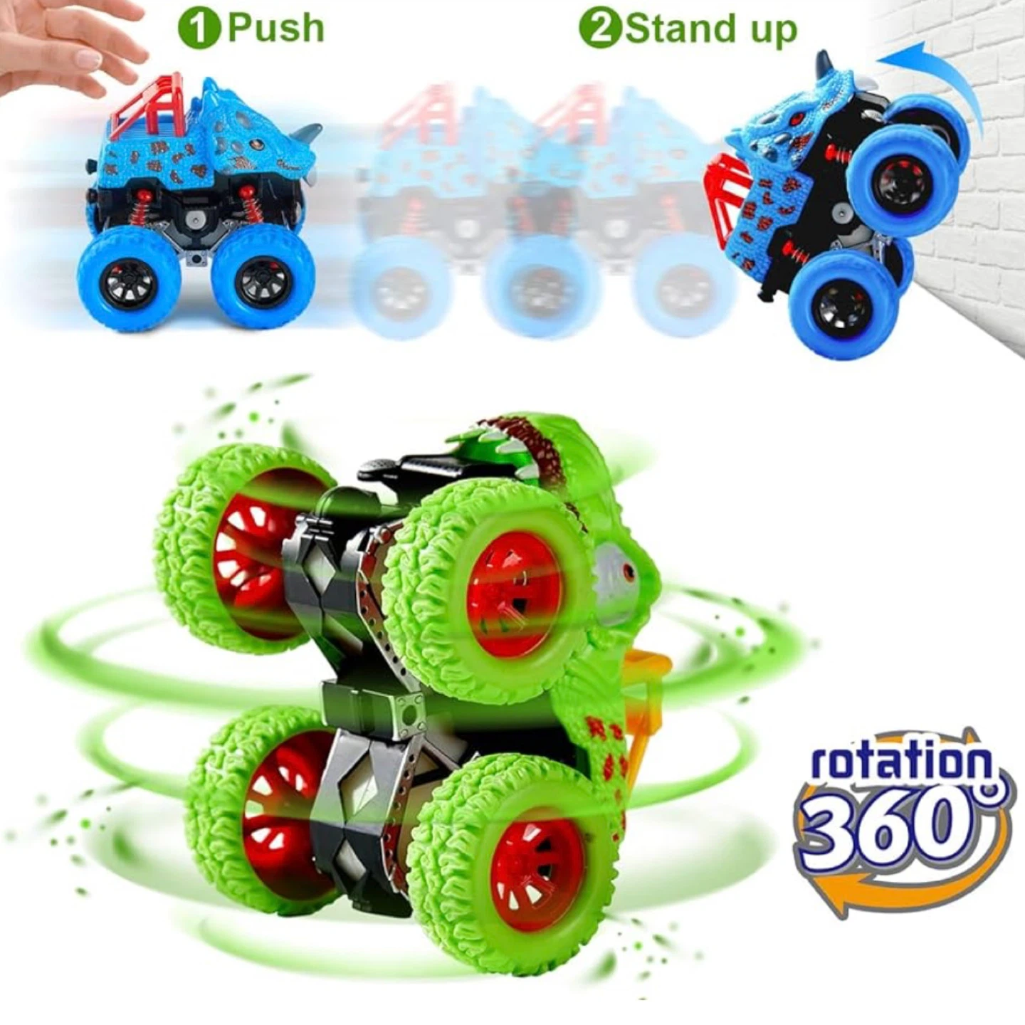 Dinosaur Toys - Monster Truck Toy for Boys Aged 2-5 - photo 5