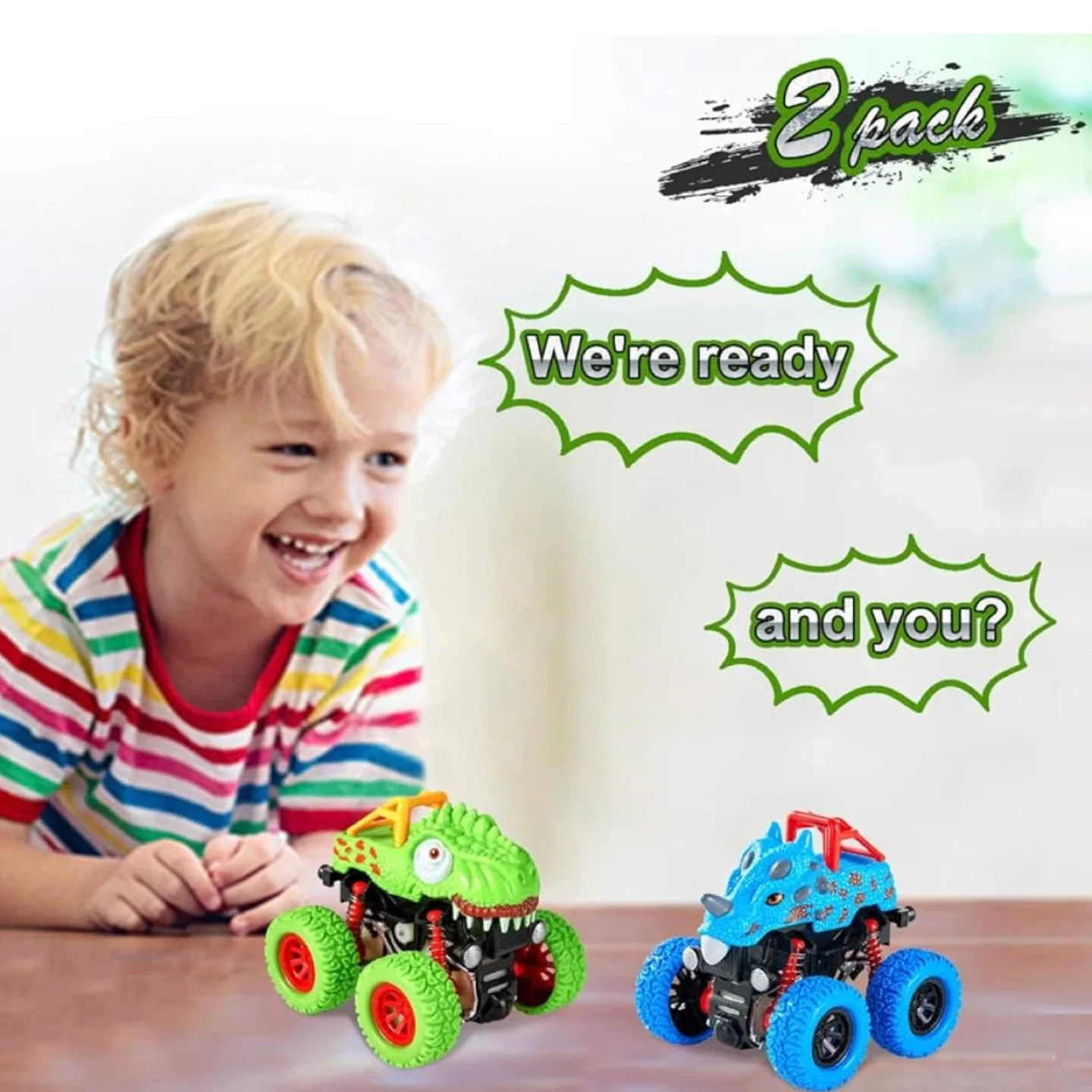 Dinosaur Toys - Monster Truck Toy for Boys Aged 2-5 image indicator(7)