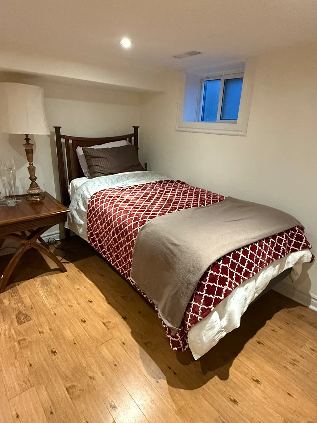 One bedroom basement for rent