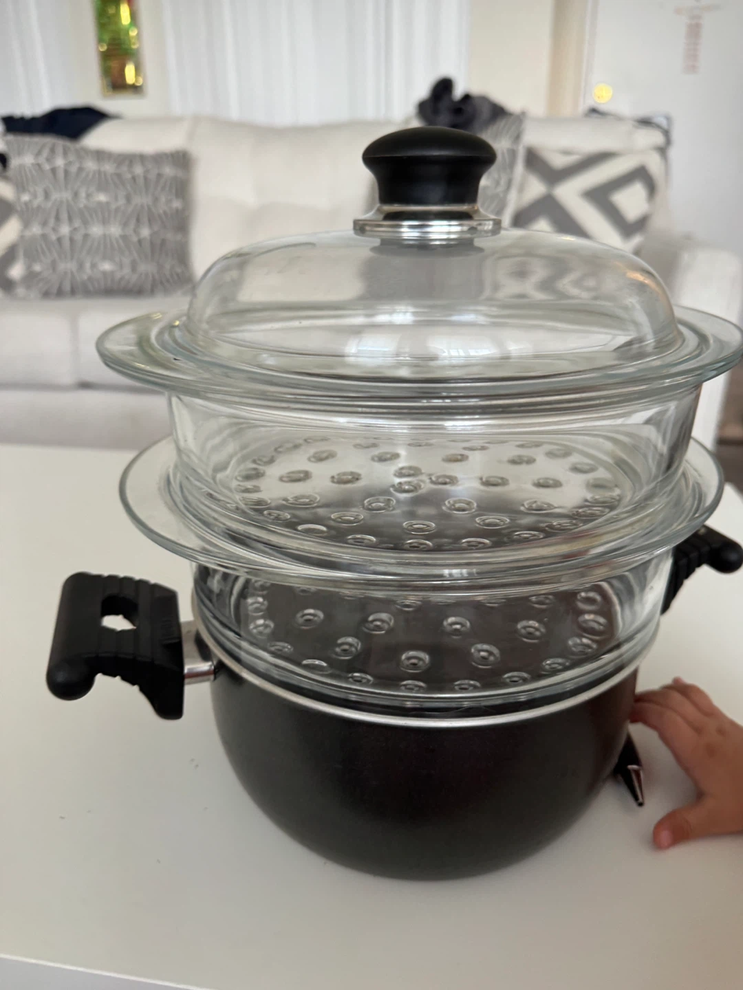 Glass Steamer Pot