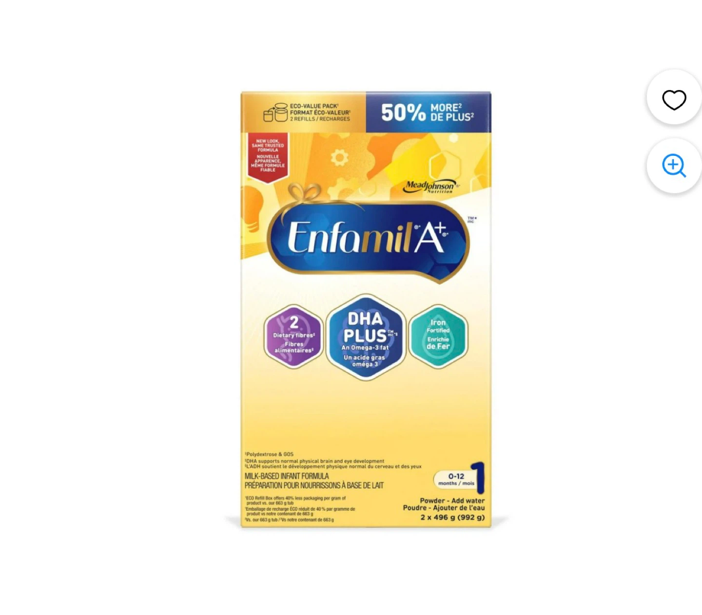 Enfamil A+ Infant Formula (0-12 months)