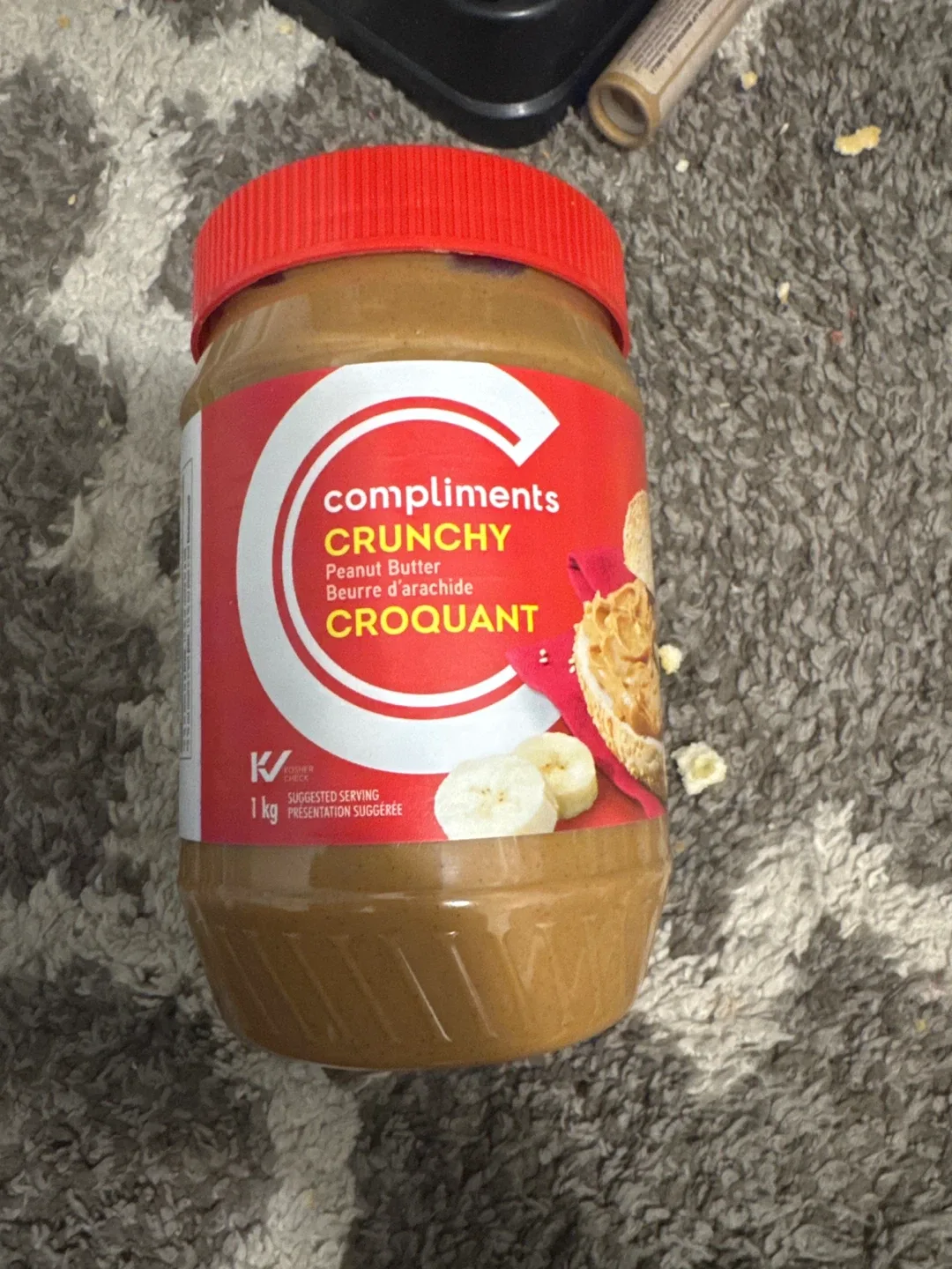 Compliments Crunchy Peanut Butter - 1 kg