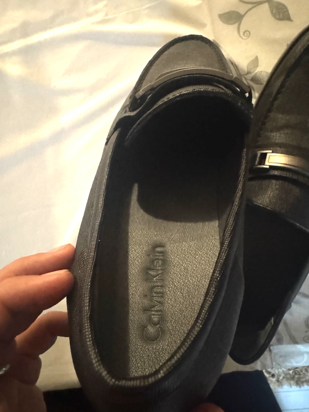 Calvin Klein Men's dark grey Loafers, size 9.5 - photo 3