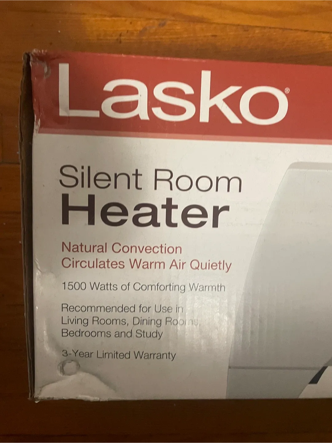 The heater is in excellent condition.