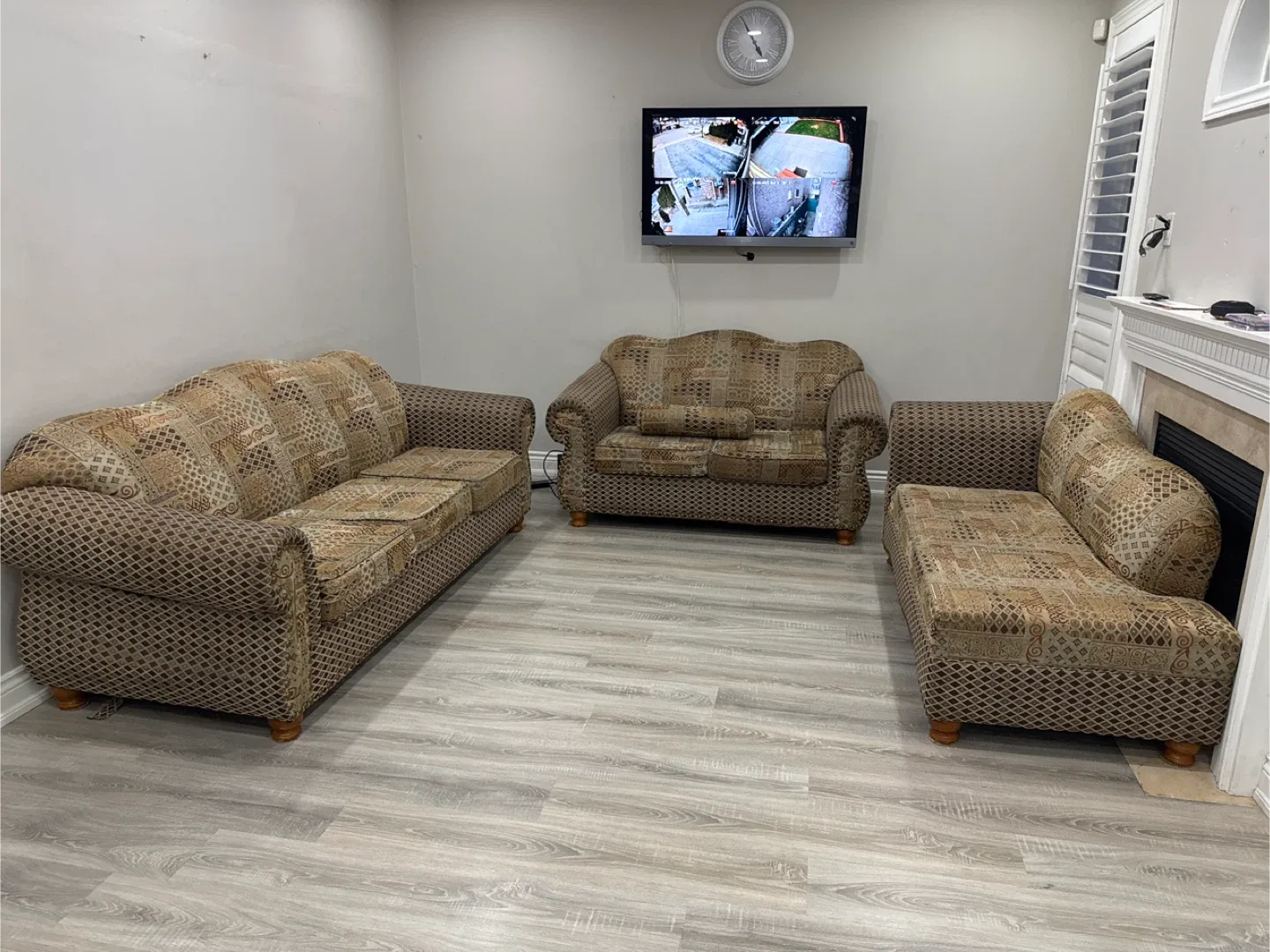 Used Sofa Set - Loveseat, Chaise Lounge, Sofa