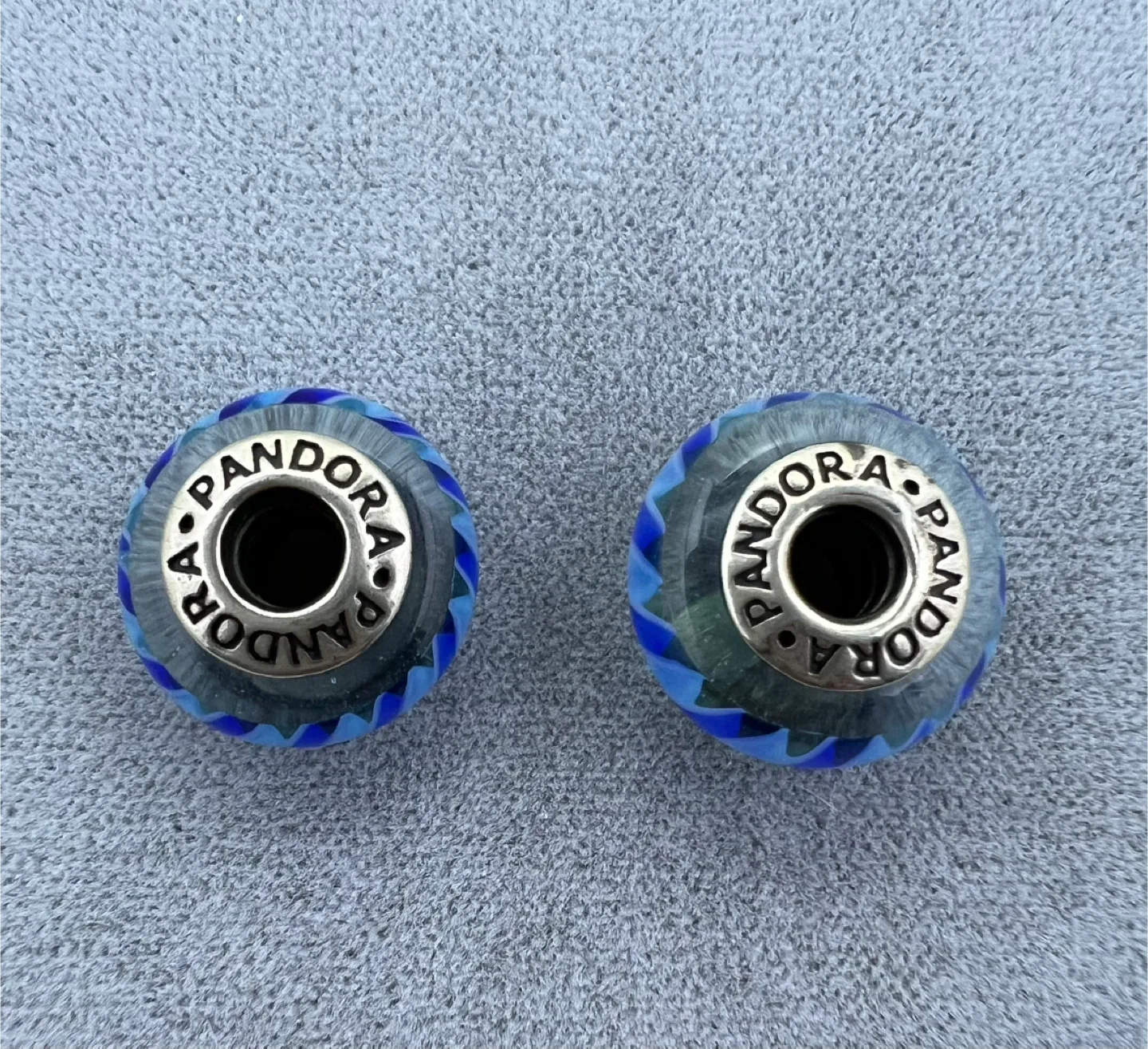 Pandora Sterling Silver Murano Glass Charms