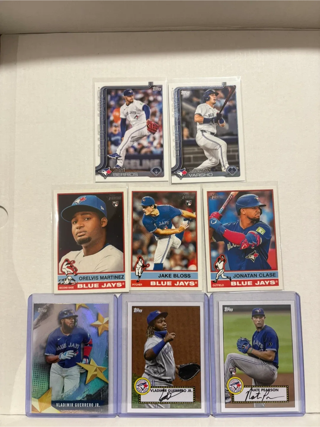 Toronto Blue Jays Topps Baseball Card lot