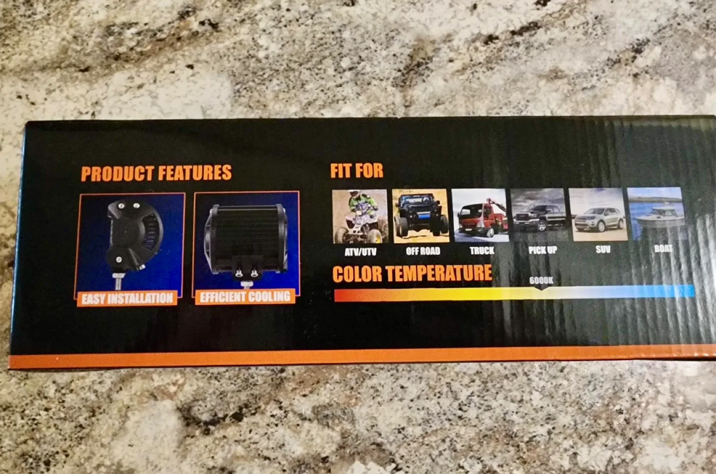 AUXBEAM LED Light Bar 4 Inch 18W 2PCS image indicator(2)