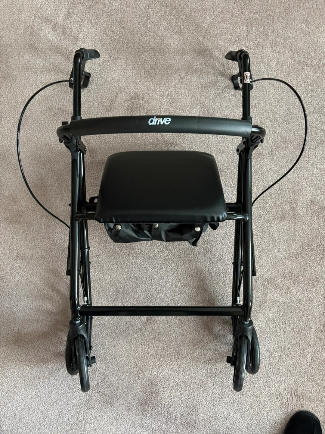 Drive Rollator Walker with Seat - Black image indicator(8)