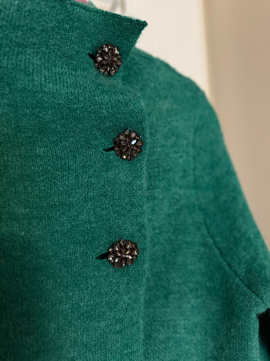 Adrienne Vittadini Green Knit Jacket - XL - photo 2