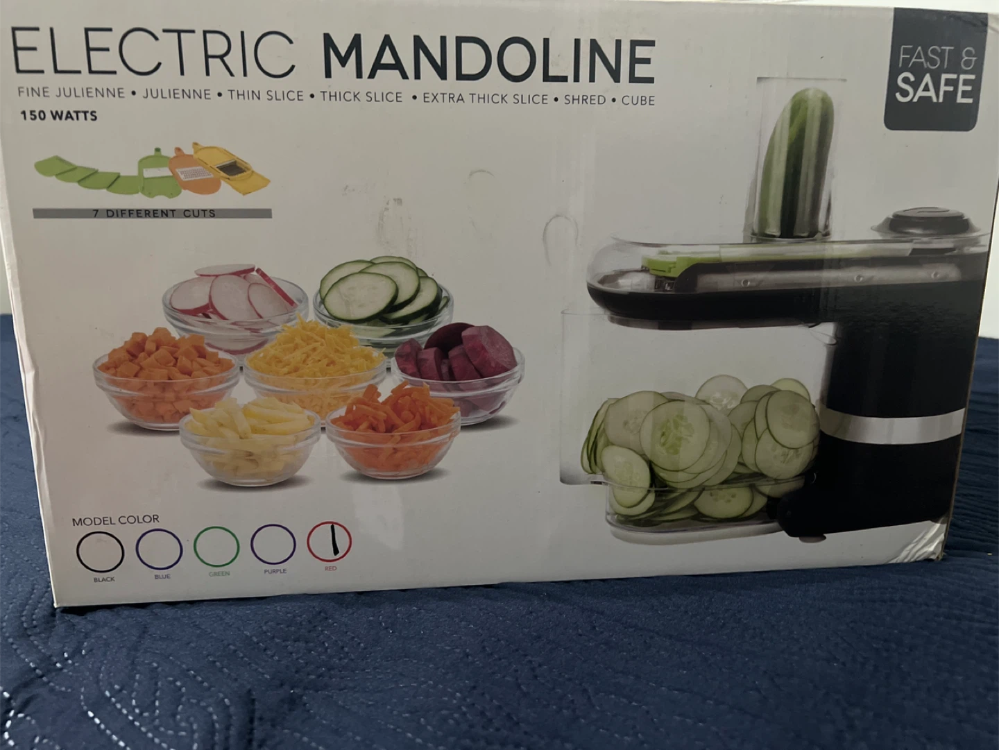 Electric Mandoline Slicer - New in Box red - photo 3