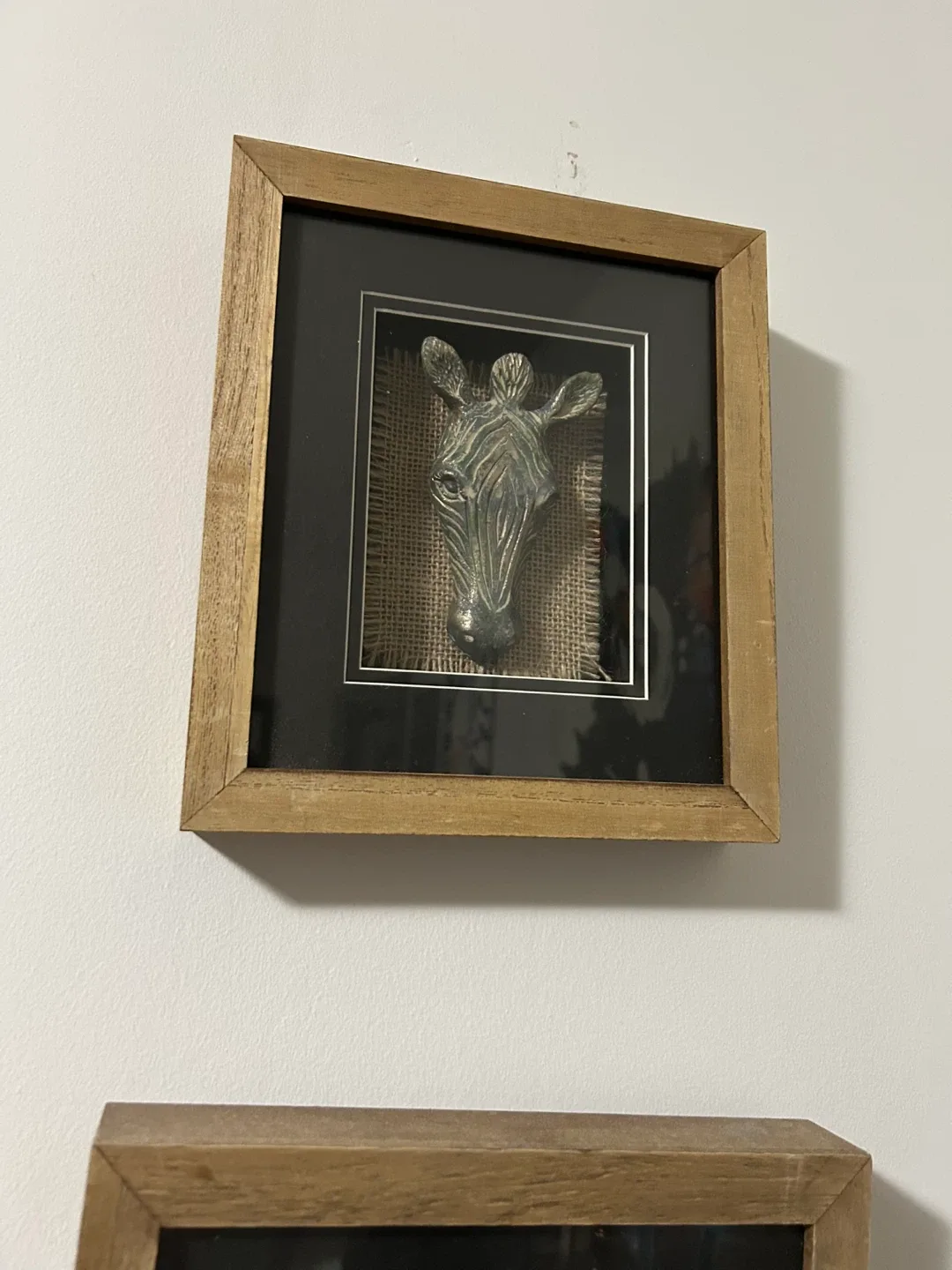 Framed Zebra Wall Art