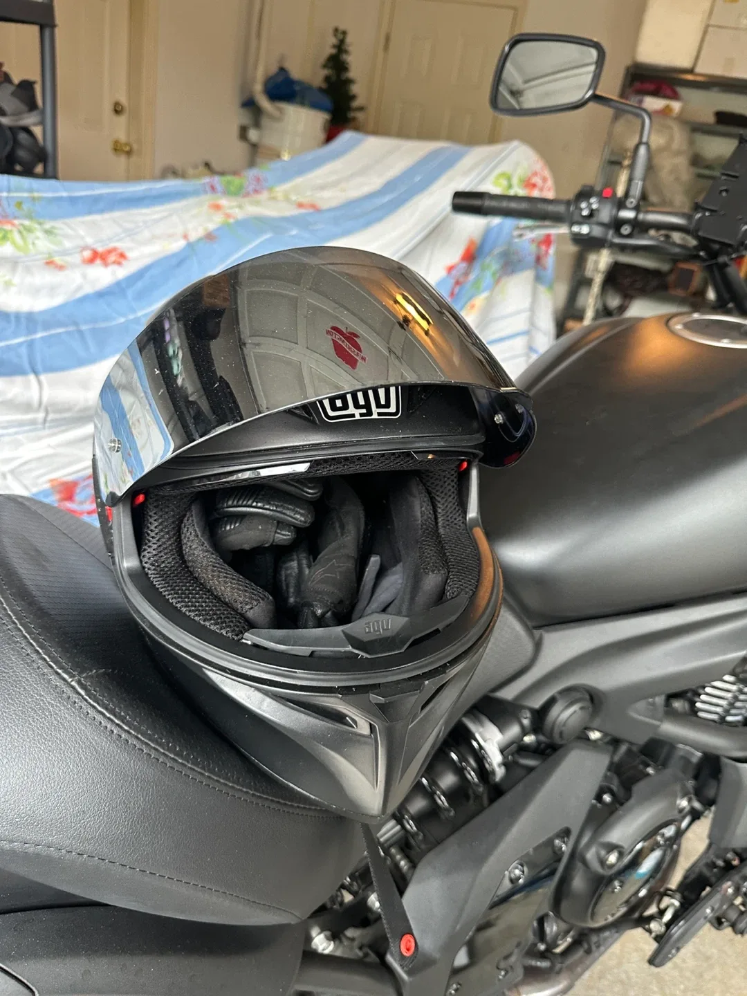AGV Motorcycle Helmet, Size MS (57)